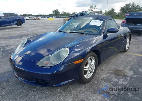 2003 Porsche Boxster из США, поврежденный, VIN WP0CA29863U623781